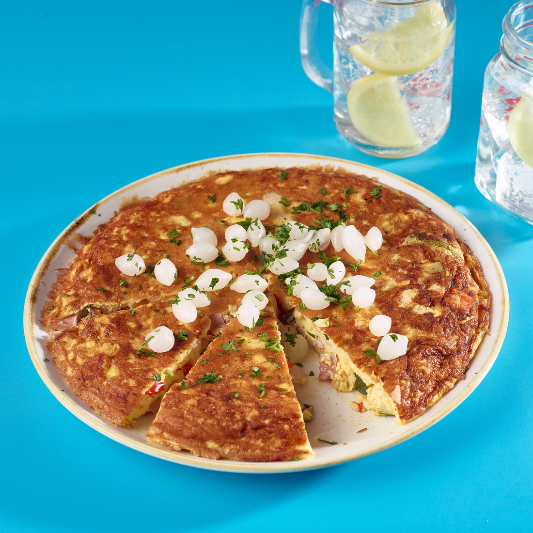 Ham, Vegetable & Cheese Frittata