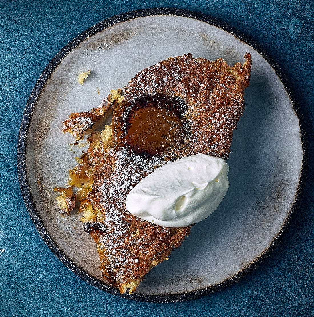 Apricot & Dark Rum Clafoutis