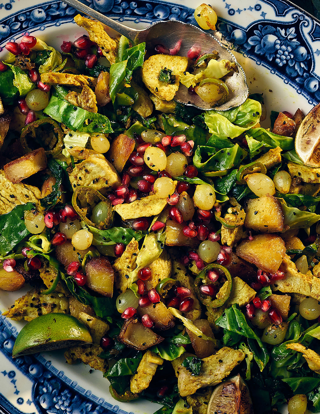 Chickpea and Bombay Potato Tray Bake