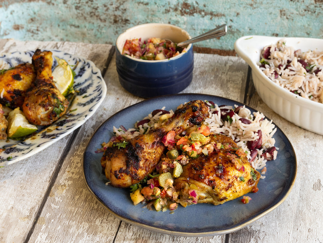 Pickle Brined Jerk Chicken
