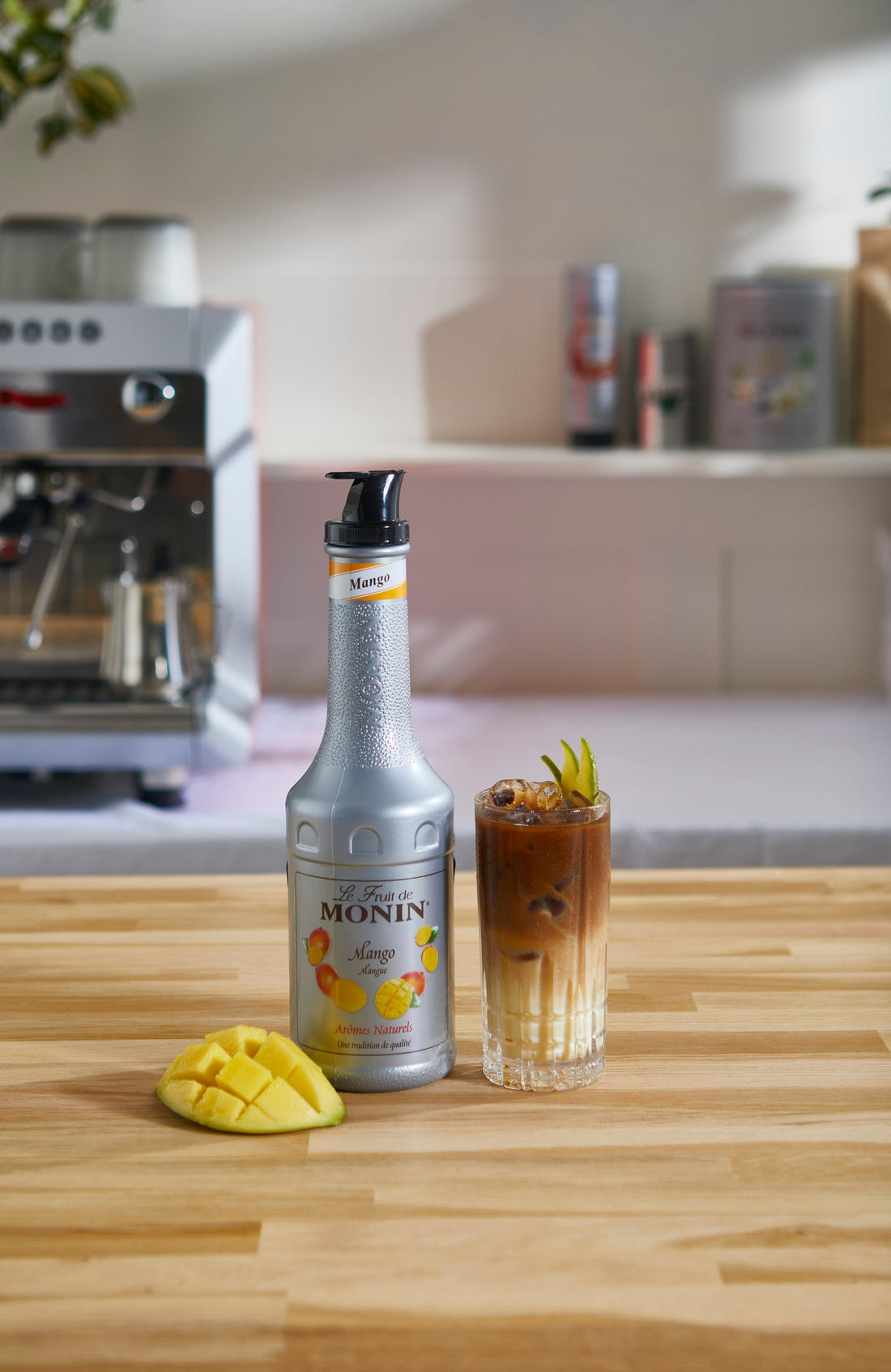 Mango Iced Latte