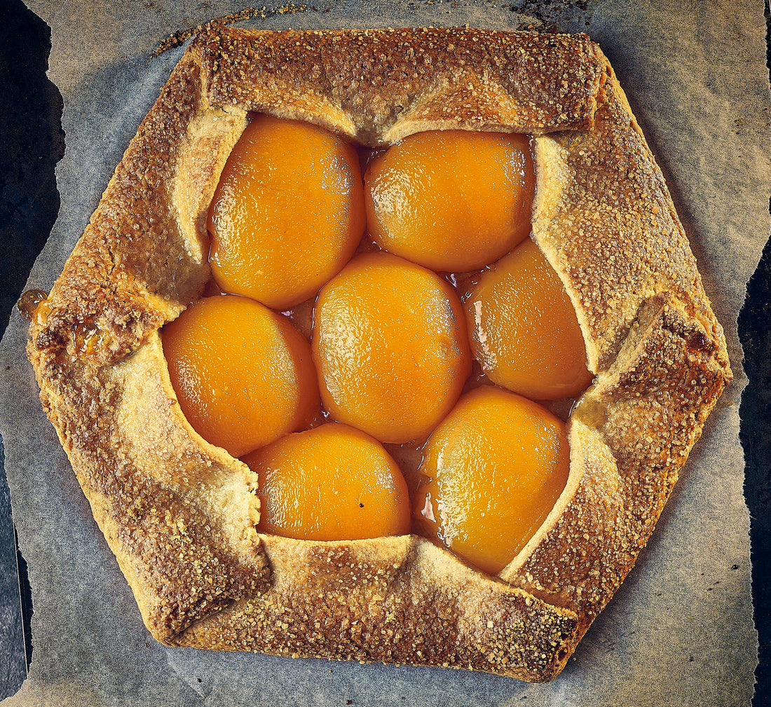 Marmalade & Peach Brown Sugar Galette