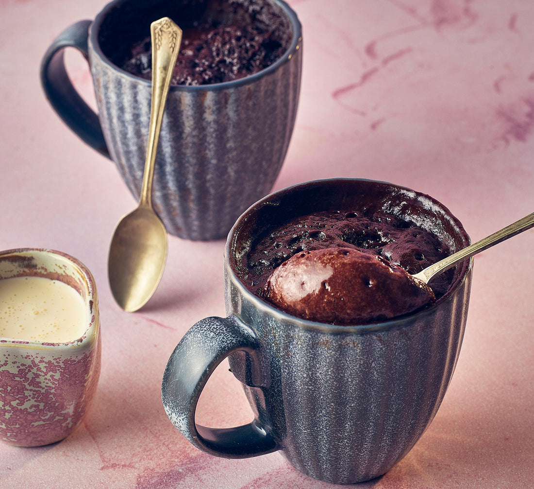 Microwave Black Forest Lava Cake