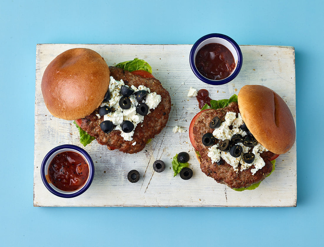 Greek Style Lamb Burger
