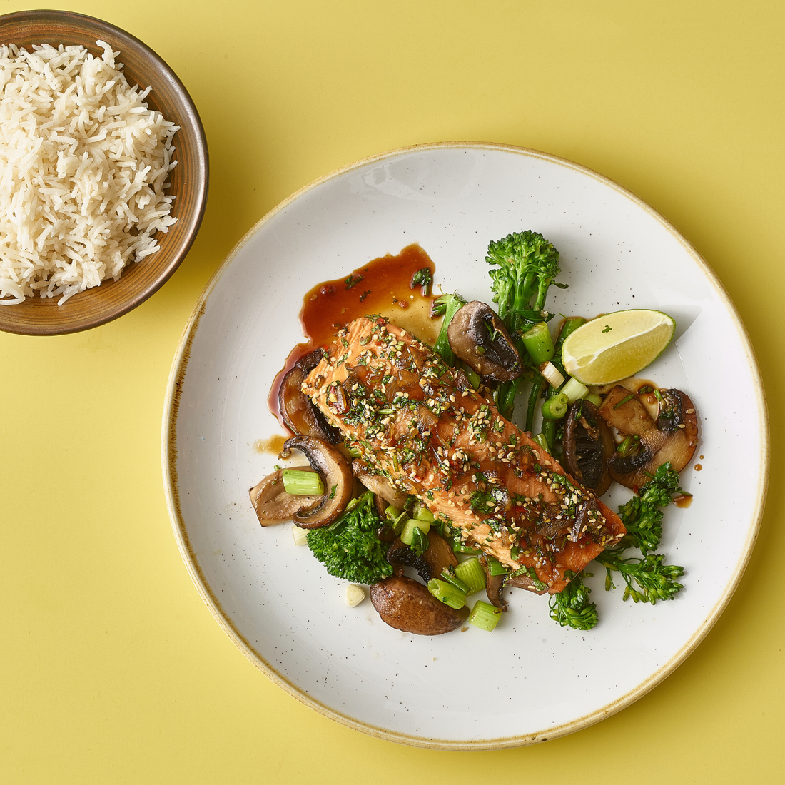 Oriental glazed salmon