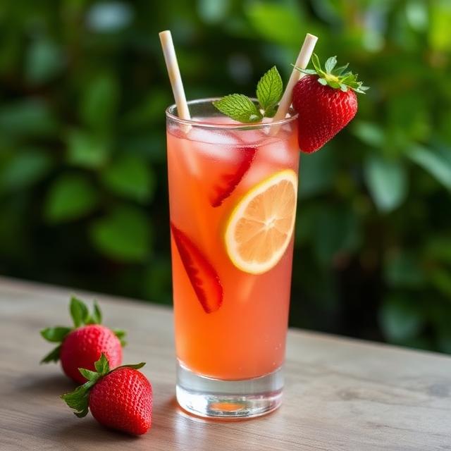 Strawberry Lemonade Sparkler