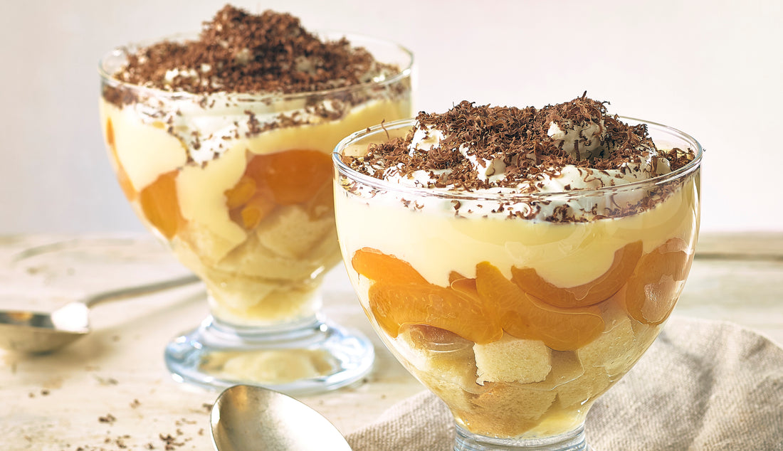 Apricot & Chocolate Trifles
