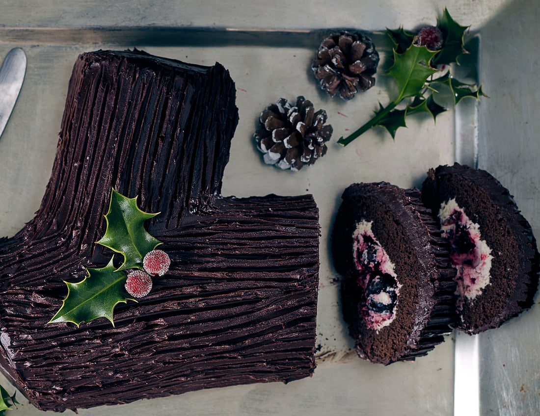 Black Forest Yule Log