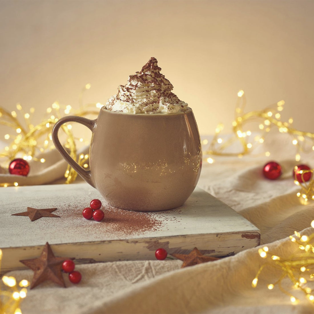 Boozy Tangerine Hot Chocolate