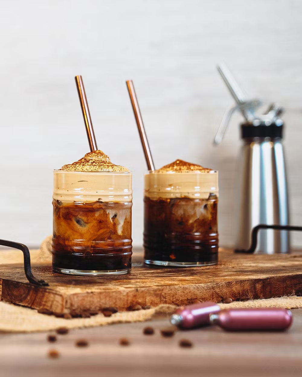 Dalgona Coffee topping