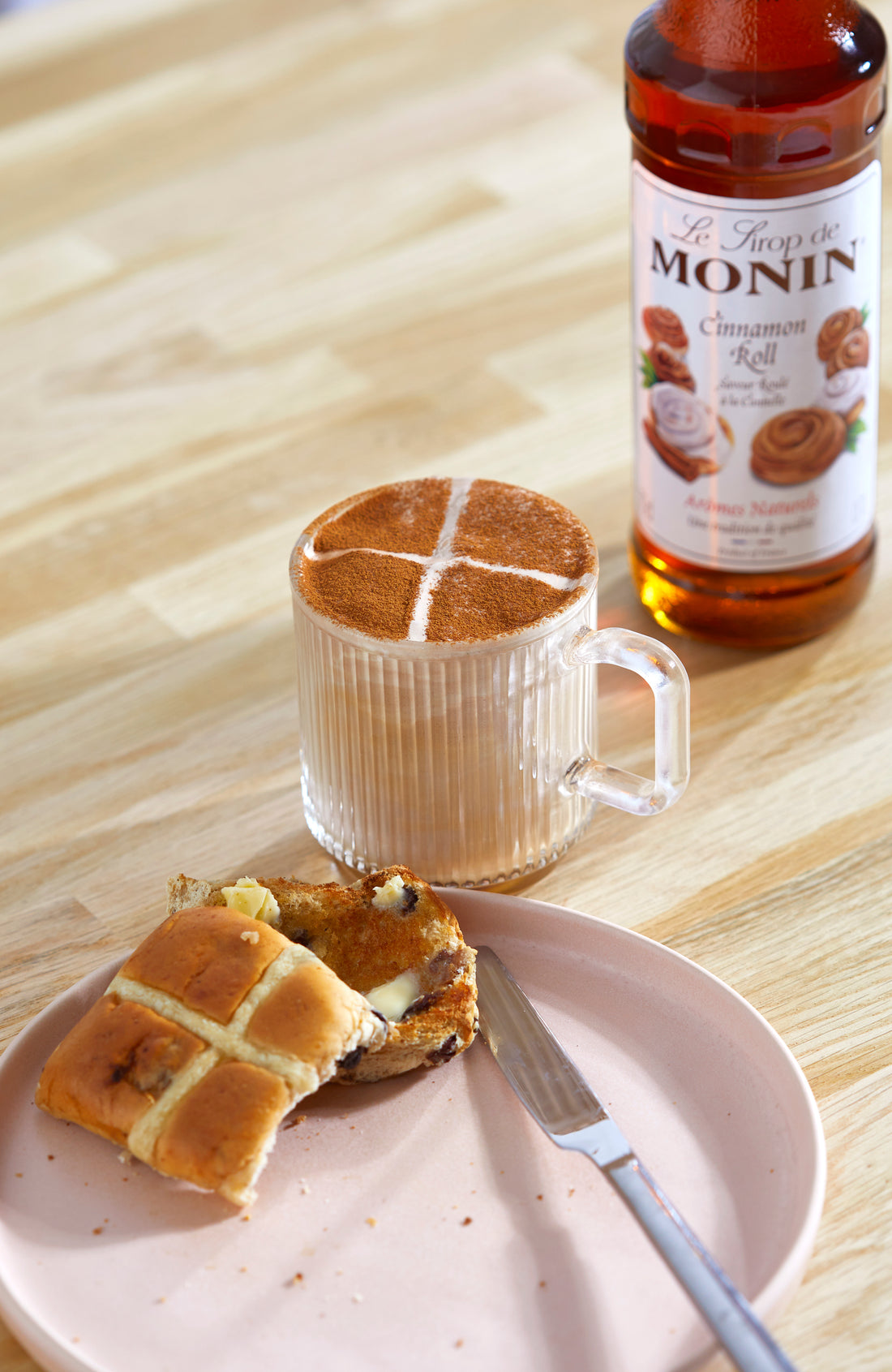 Hot Cross Bun Latte