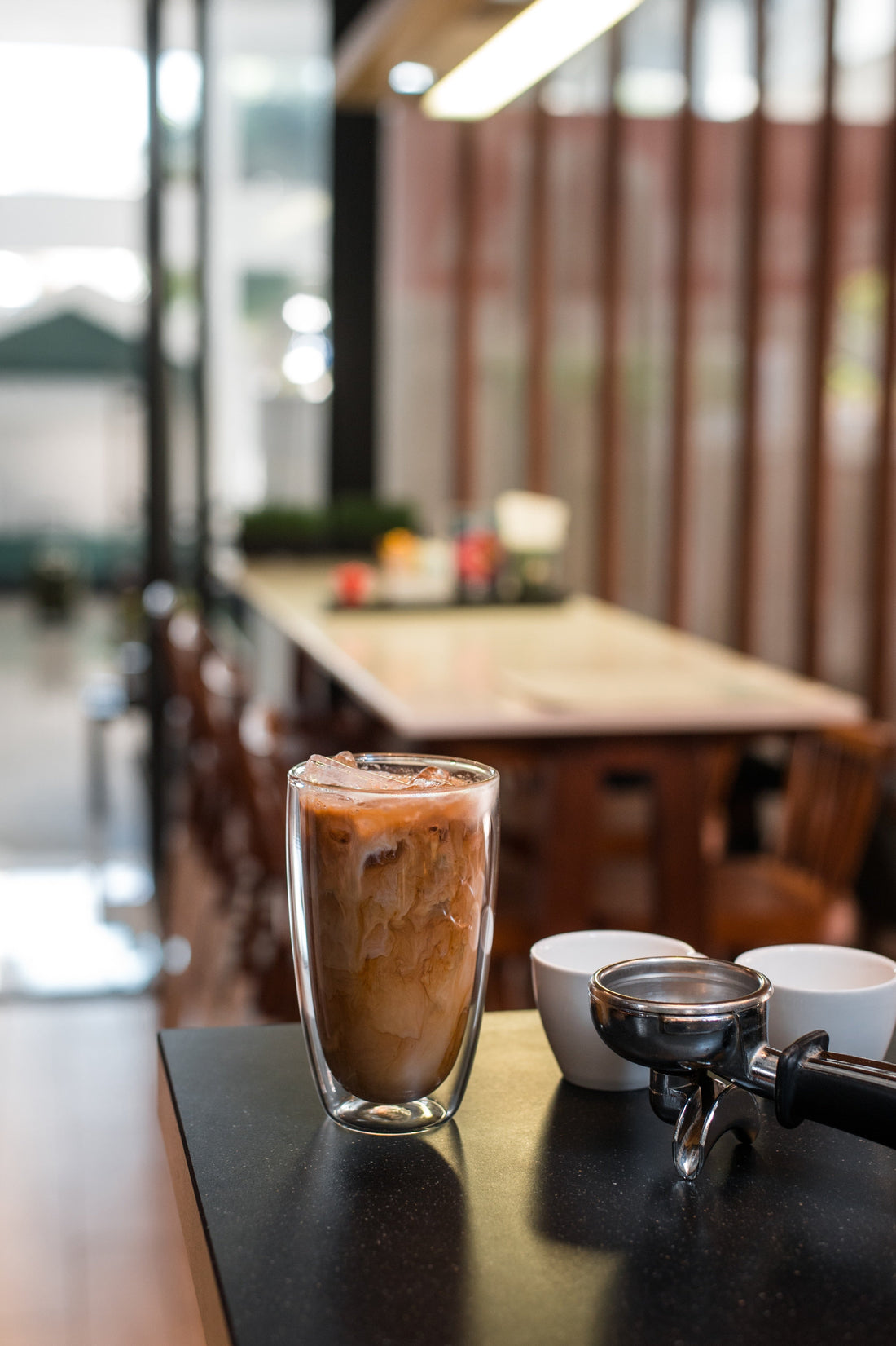 Iced Morello Cherry Iced Latte