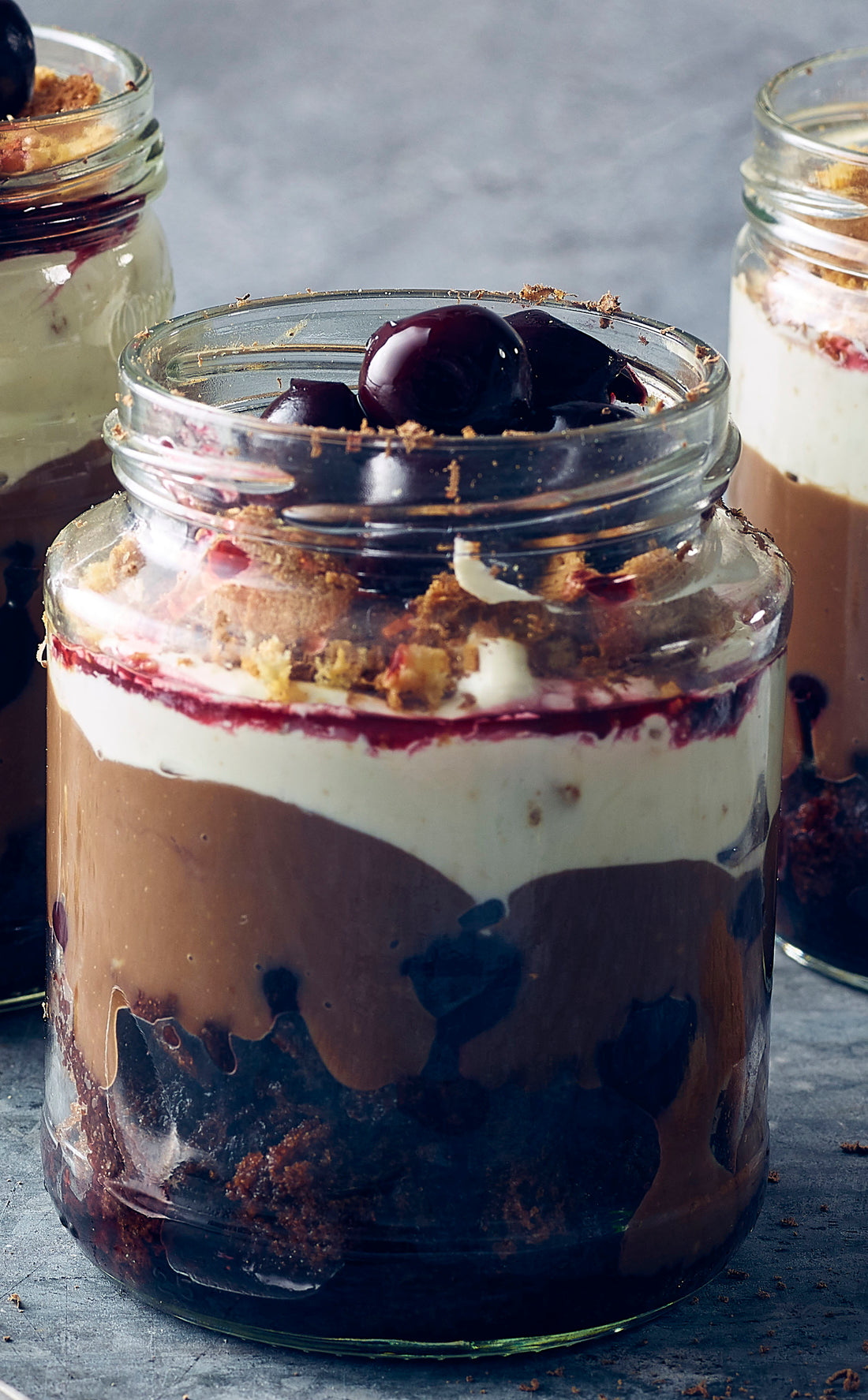 Indulgent Chocolate Cherry Trifle