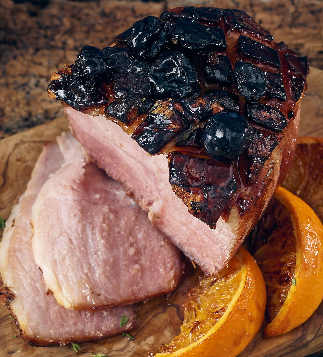 Kirsch Cherry and Marmalade Glazed Ham