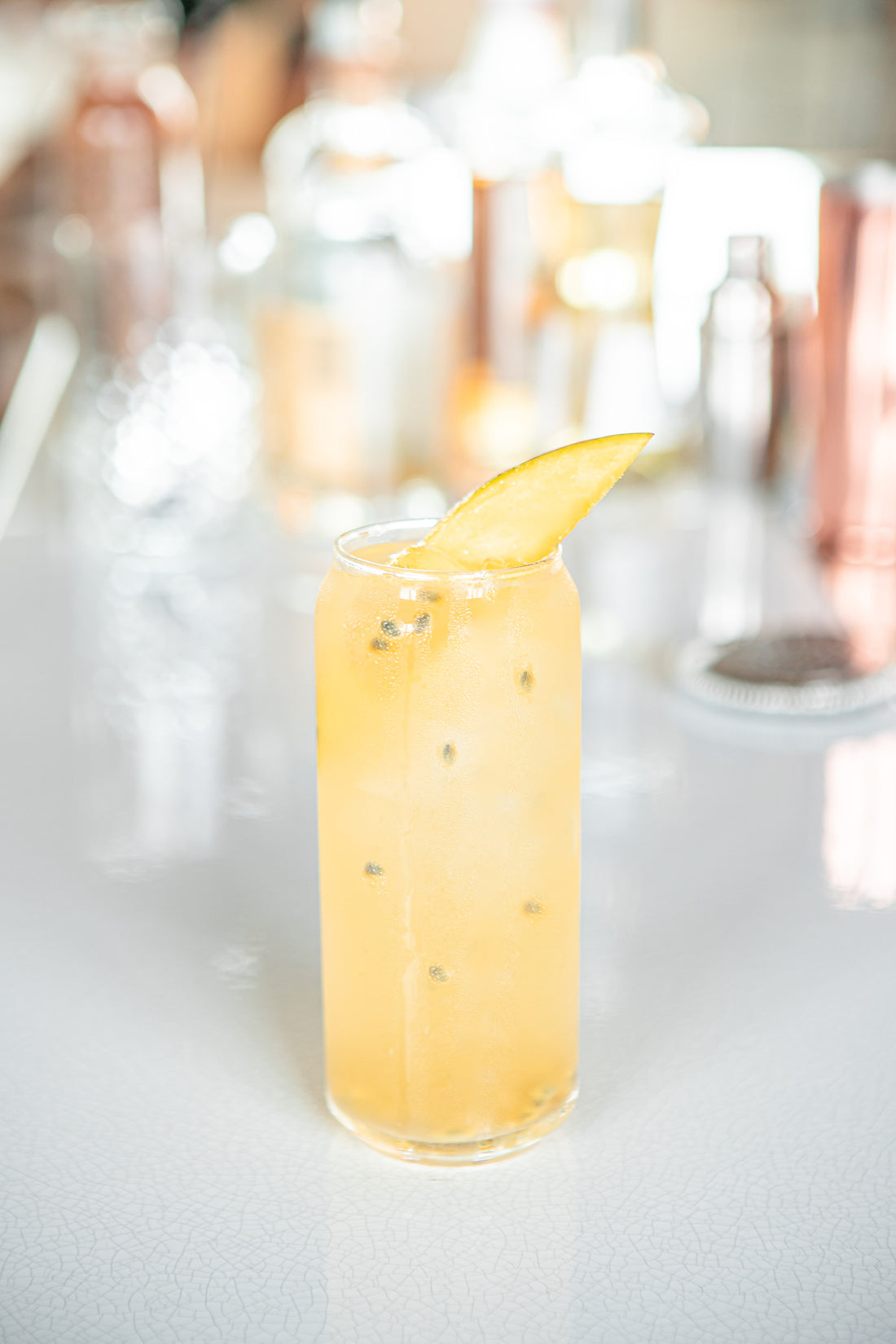 Passionfruit seltzer