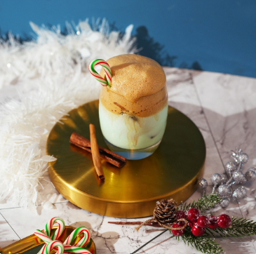 Green Grinch Dalgona Coffee