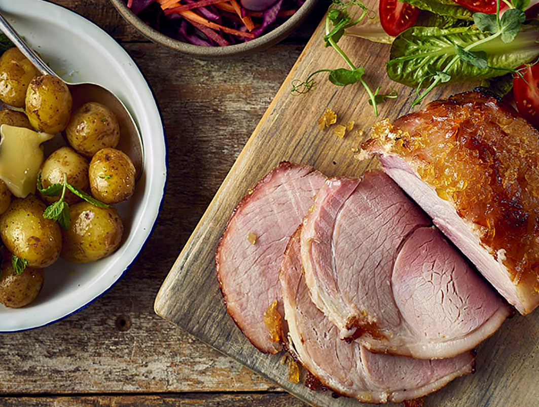 Stem Ginger Glazed Ham