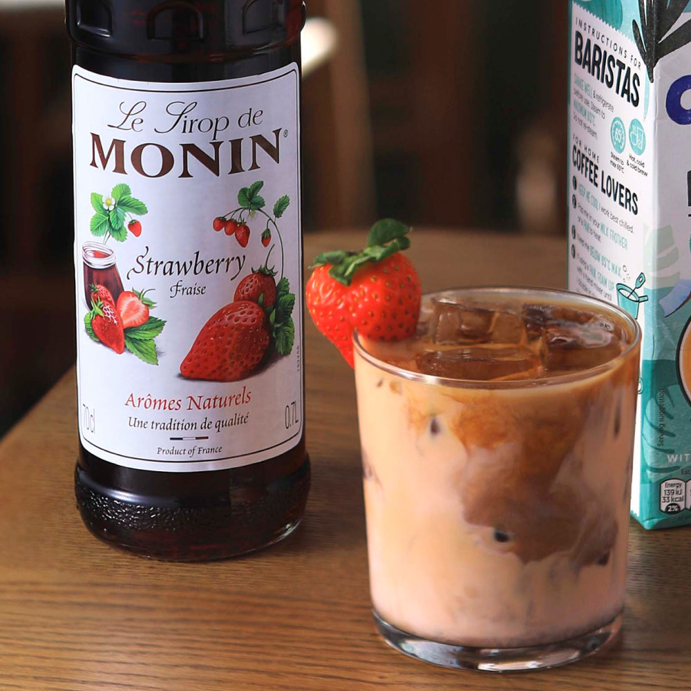 Strawberry Iced Latte