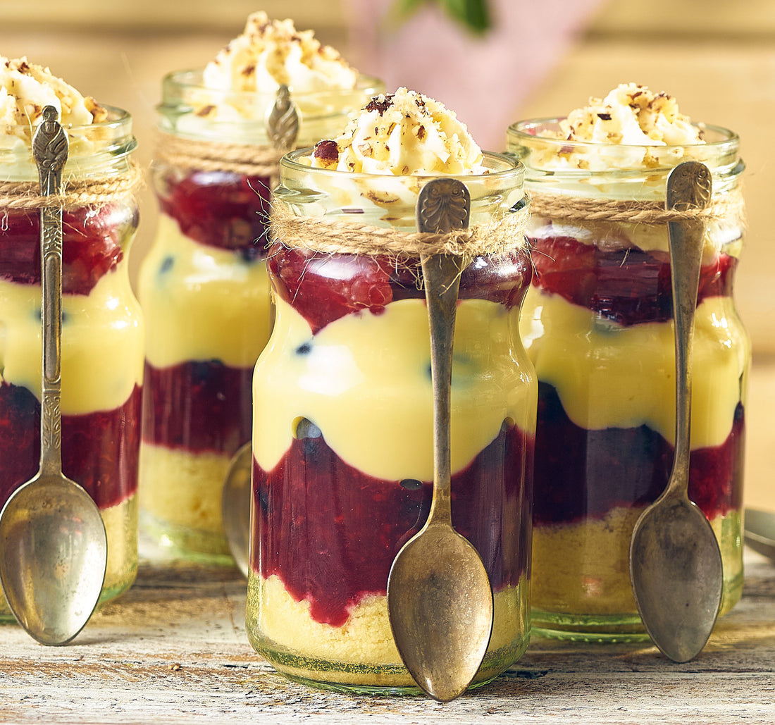 Summer Berry Mini Trifles