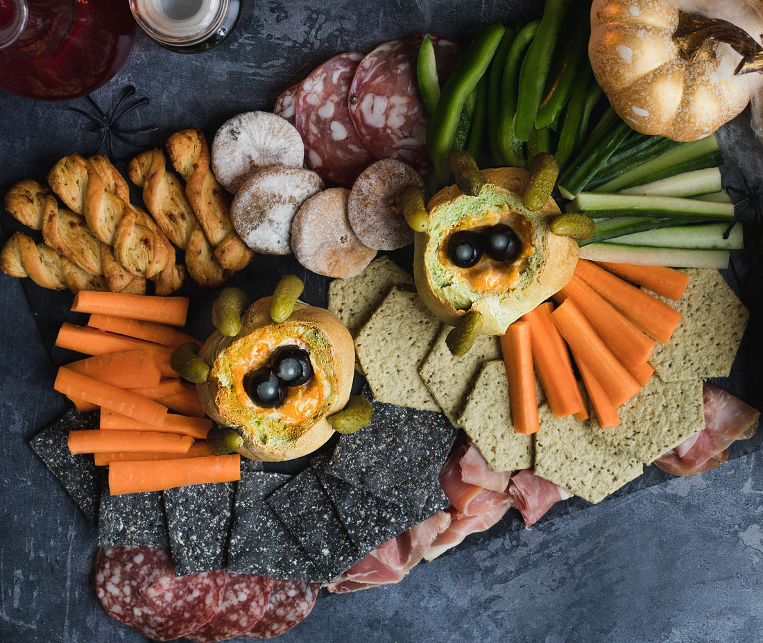 Zombie Hand Bread Bowls