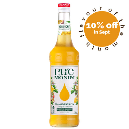 PURE by MONIN Mango Passion sugar-free concentrate