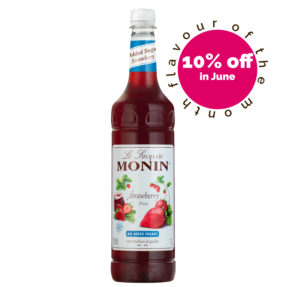 MONIN Strawberry No Added Sugar Syrup