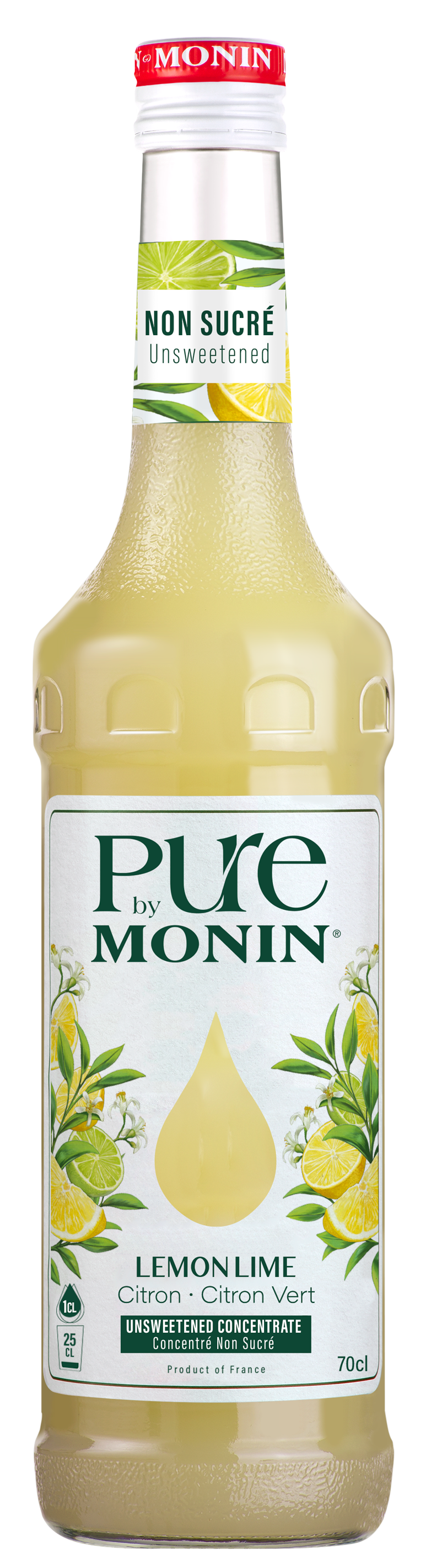 PURE by MONIN Lemon Lime sugar-free concentrate
