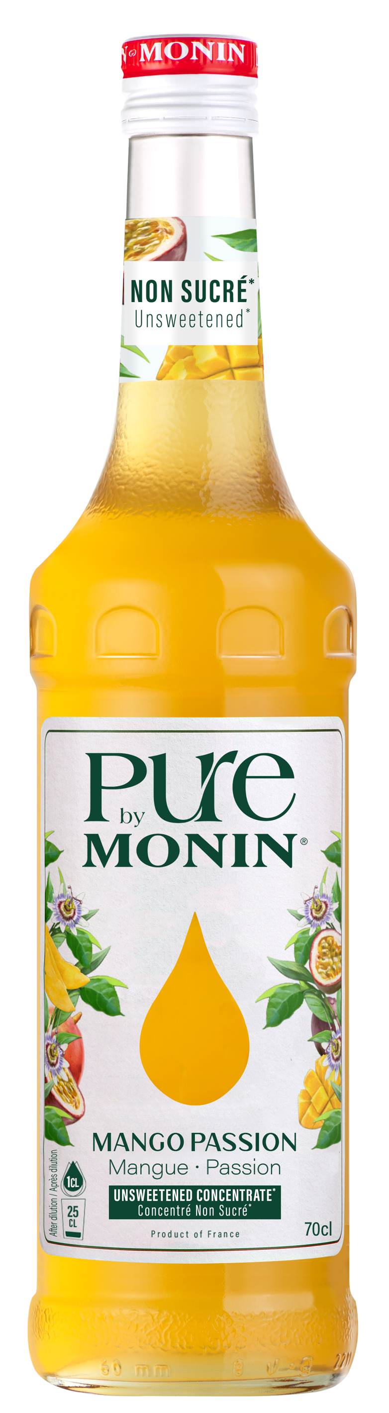 PURE by MONIN Mango Passion sugar-free concentrate