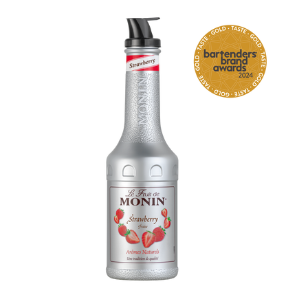 Buy MONIN Strawberry Fruit Mixes. It is perfect for use in lemonades, iced teas, frappes, cocktails & mocktails.