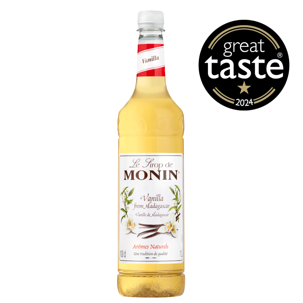 Buy MONIN Vanilla syrup. The famously smooth flavour comes from select Madagascan Vanilla beans.