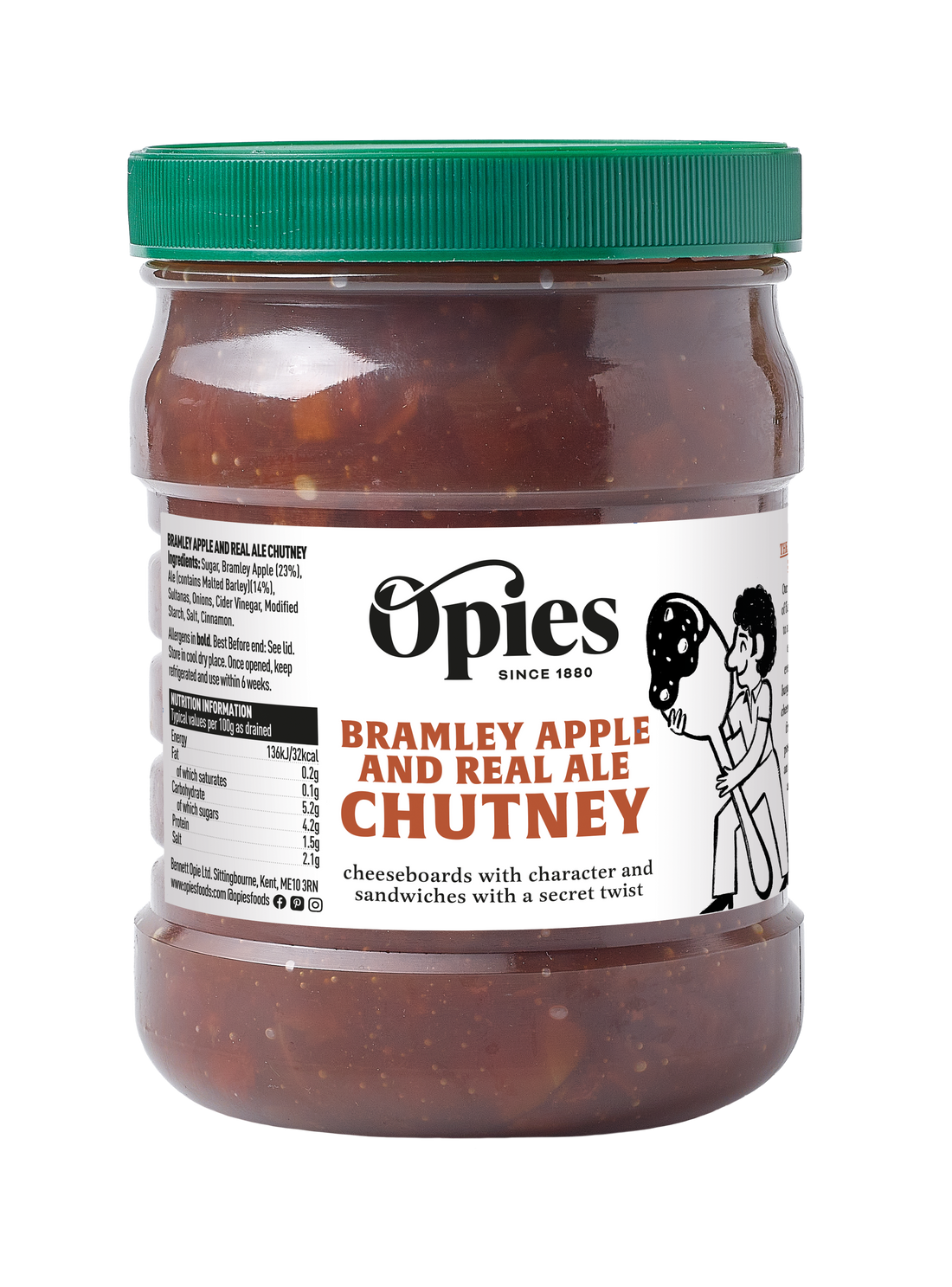 Opies Bramley Apple Chutney With Real Ale