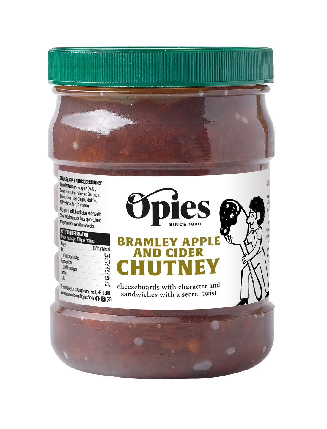 Opies Bramley Apple Chutney With Cider