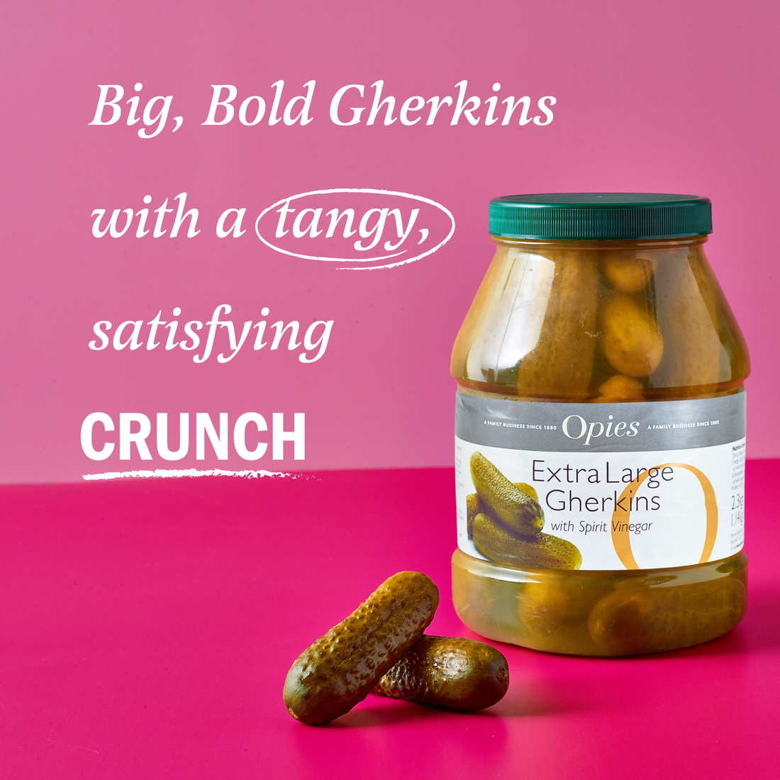 Opies Extra Large Gherkins