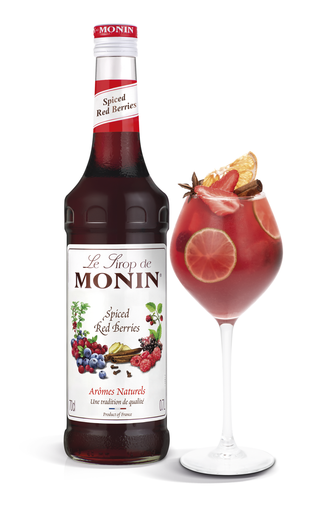 Monin Red Raspberry MONIN Spiced Red Berries Syrup – Bennett Opie
