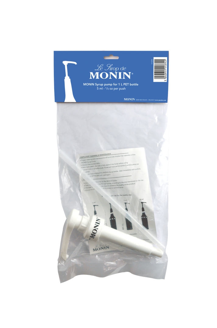 MONIN 10ml pump for 1L PET and 25cl MONIN Premium Syrup bottles