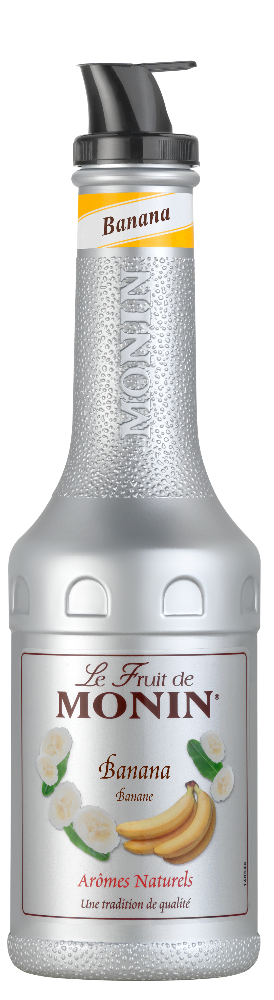 Buy MONIN Banana Fruit Mix 1L. It brings the distinctive flavour notes of vanilla, honey and rum which are associated with bananas.