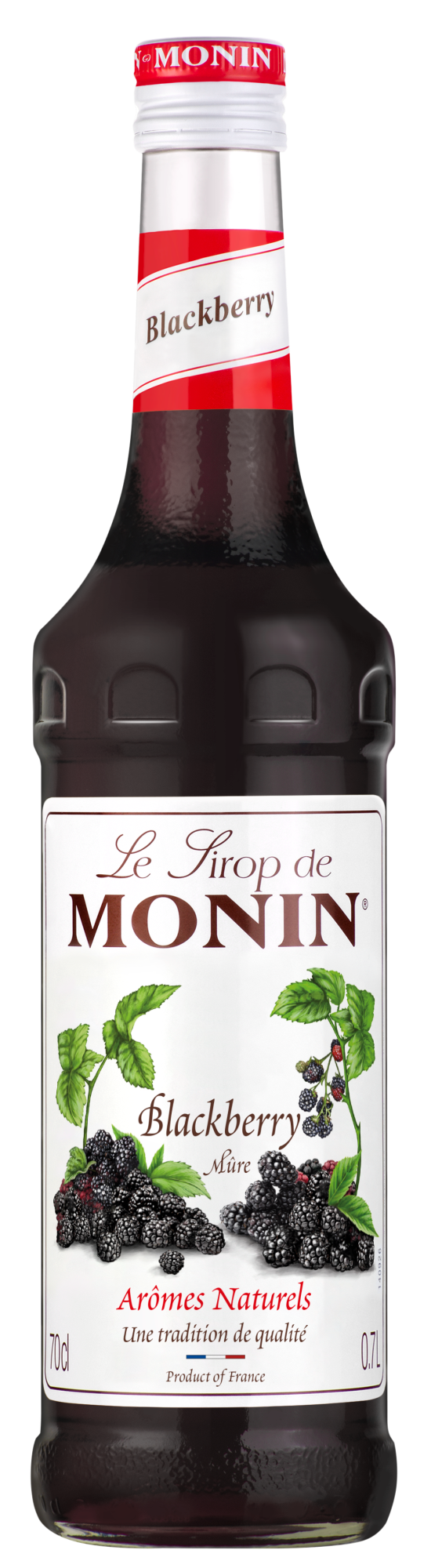 Buy MONIN Blackberry syrup. This syrup is ideal in lemonades, iced teas, frappes, cocktails and mocktails.