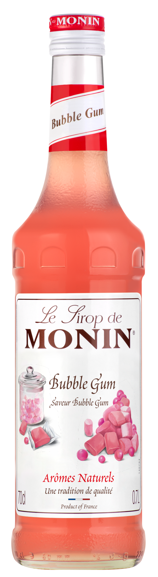 Buy MONIN Bubble gum syrup.It allows you to create drinks including lemonades, frappes, cocktails and mocktails.