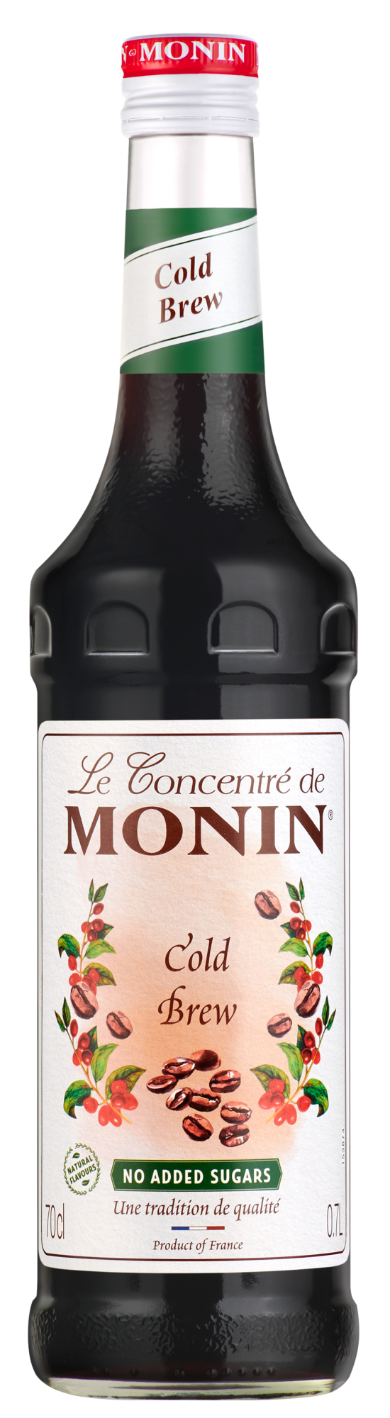Buy MONIN Cold Brew Concentrate. It  is made by infusing ground coffee in cold water for about 12h