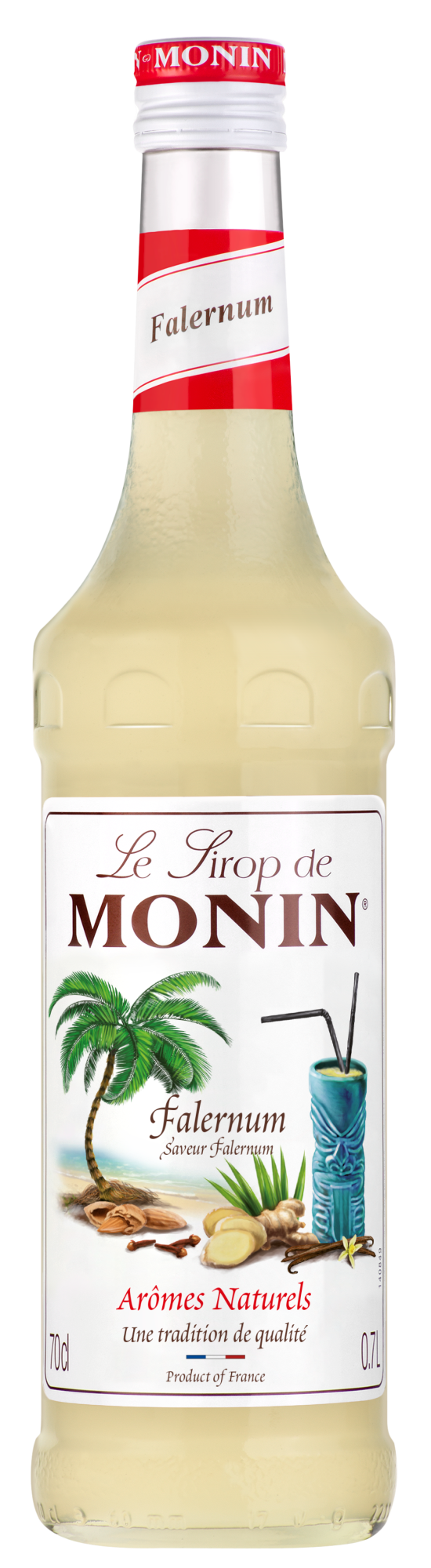 Buy MONIN Falernum Syrup. It captures the tropical notes of lime, almond, ginger and cloves and adds a tiki twist.