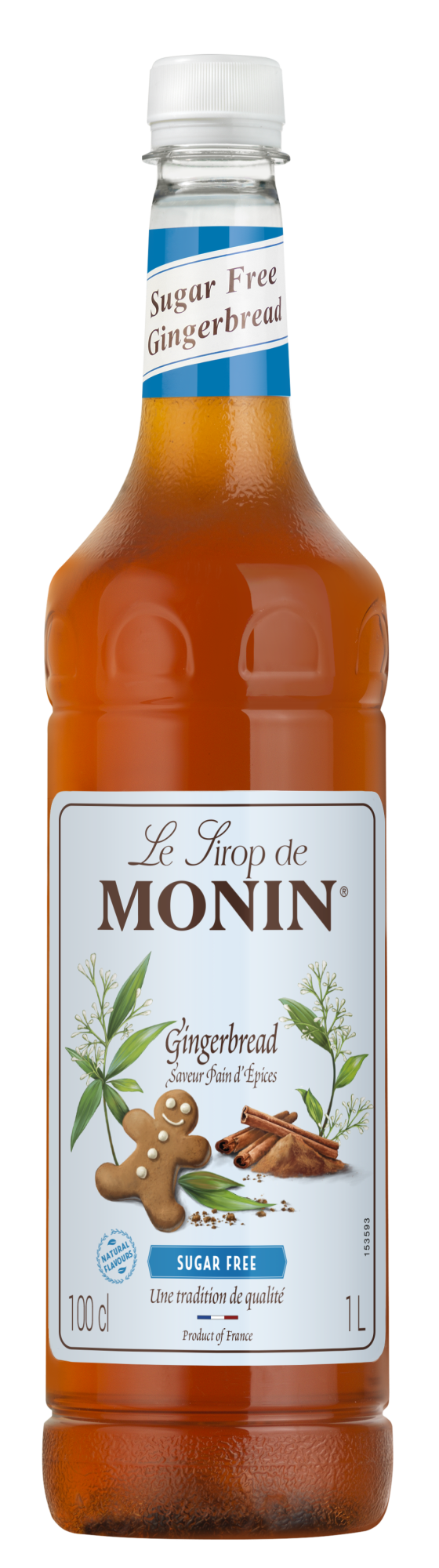Buy MONIN Gingerbread Sugar Free syrup. It can be enjoyed year-round in milkshakes or iced and frozen coffees