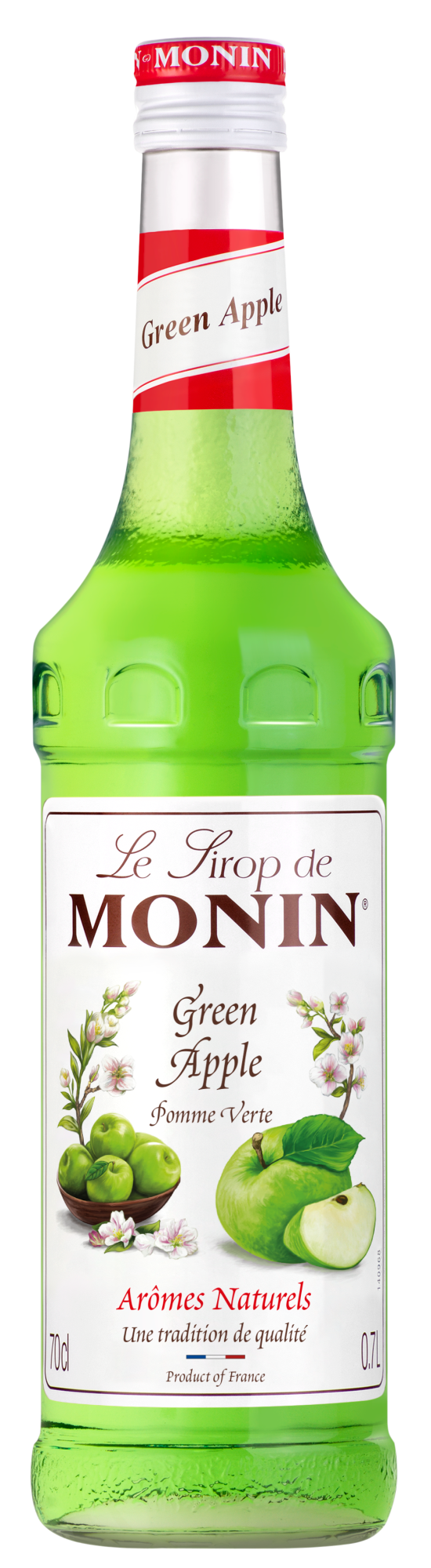 Buy MONIN Green Apple Syrup. It has a nose of  Fresh Granny Smith apple, with a sweet, yet crisp and slightly tart finish. 
