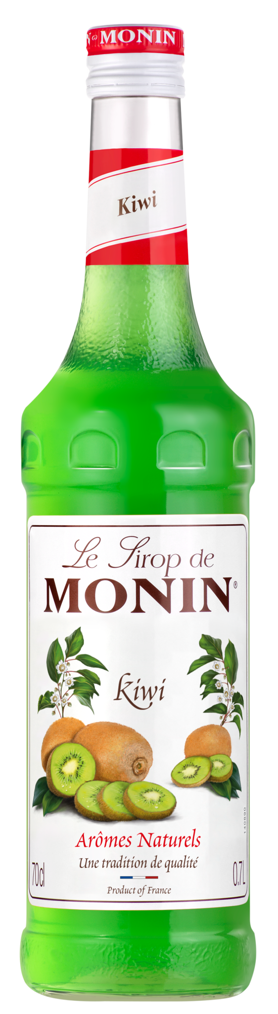 Buy MONIN Kiwi Syrup. It captures the bright, tropical flavour and aroma. It is perfect for lemonades, iced teas, cocktails.