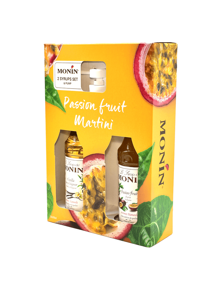 Buy MONIN Passion Fruit Martini. Combining the alluring flavours of Vanilla and Passion Fruit with Vodka and sparkling wine.