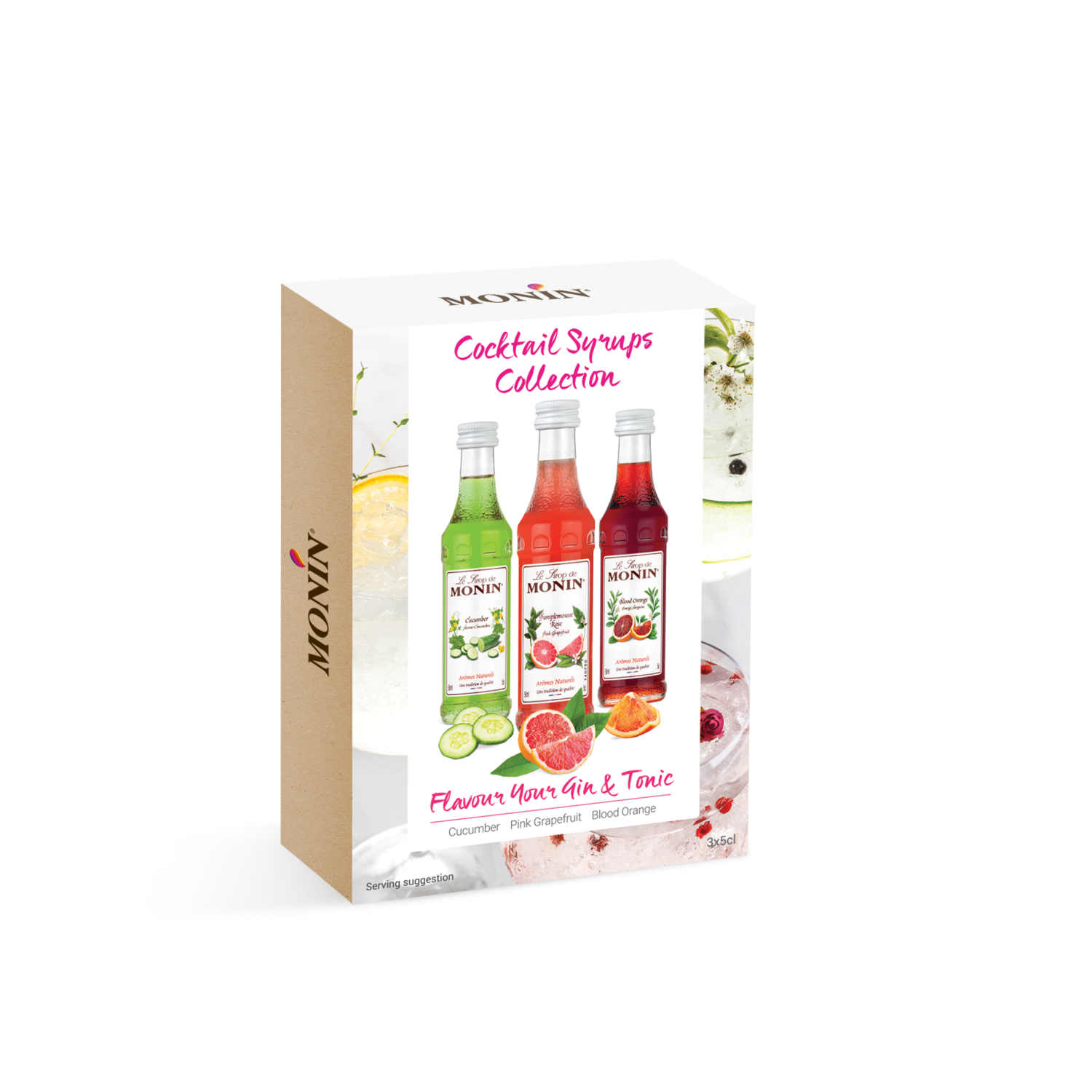 Buy MONIN Cocktail Syrup Gift Set.  It is perfect for flavouring Cocktails and Mocktails, but also - cold or hot teas.