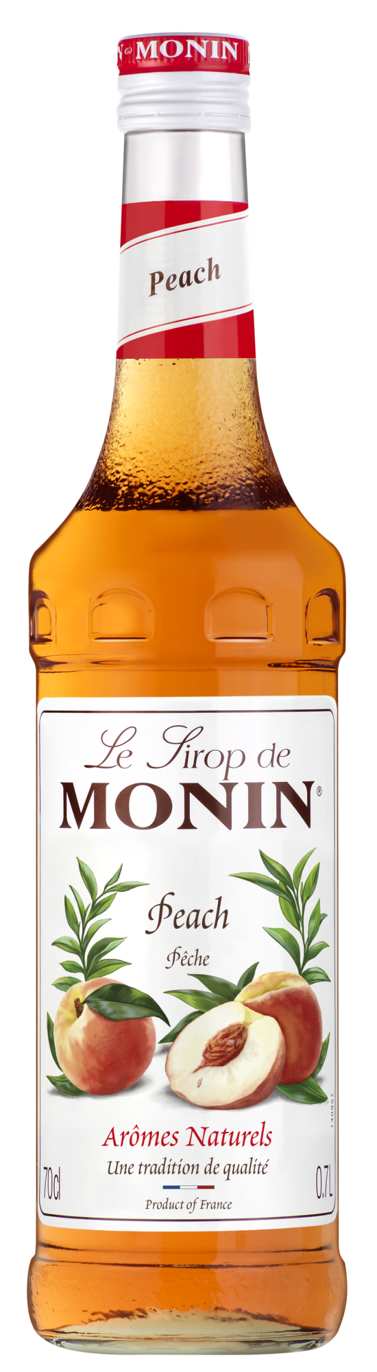 Buy MONIN Peach Syrup. It captures the sweet, juicy taste and aroma from eating fresh peaches. 