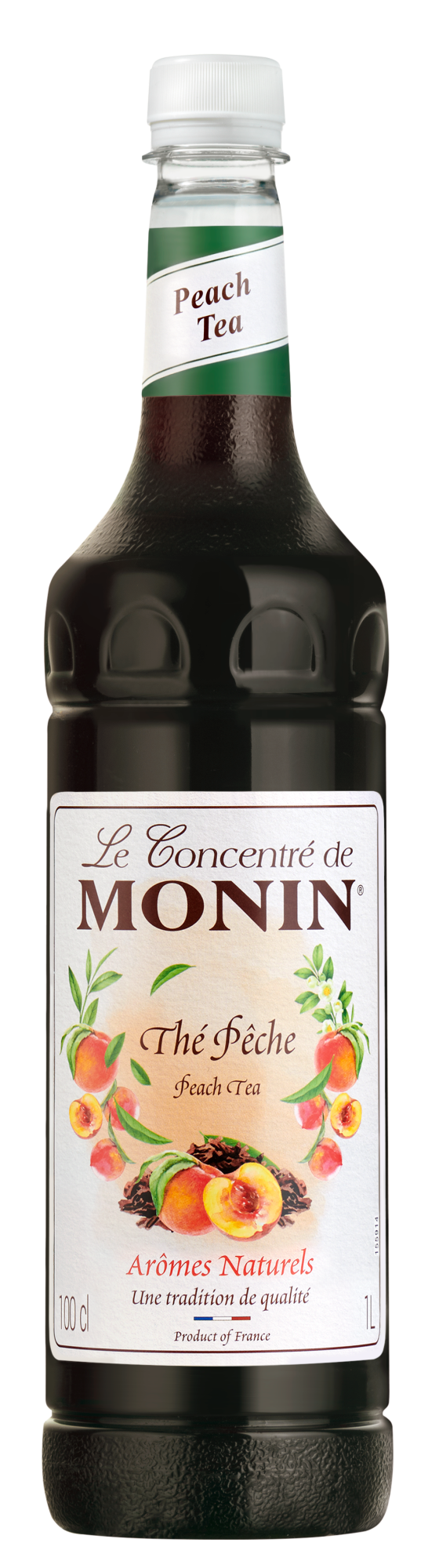 Buy MONIN Peach Tea Concentrate. It captures the perfect balance of sweet peaches with the tannin flavours of black tea.