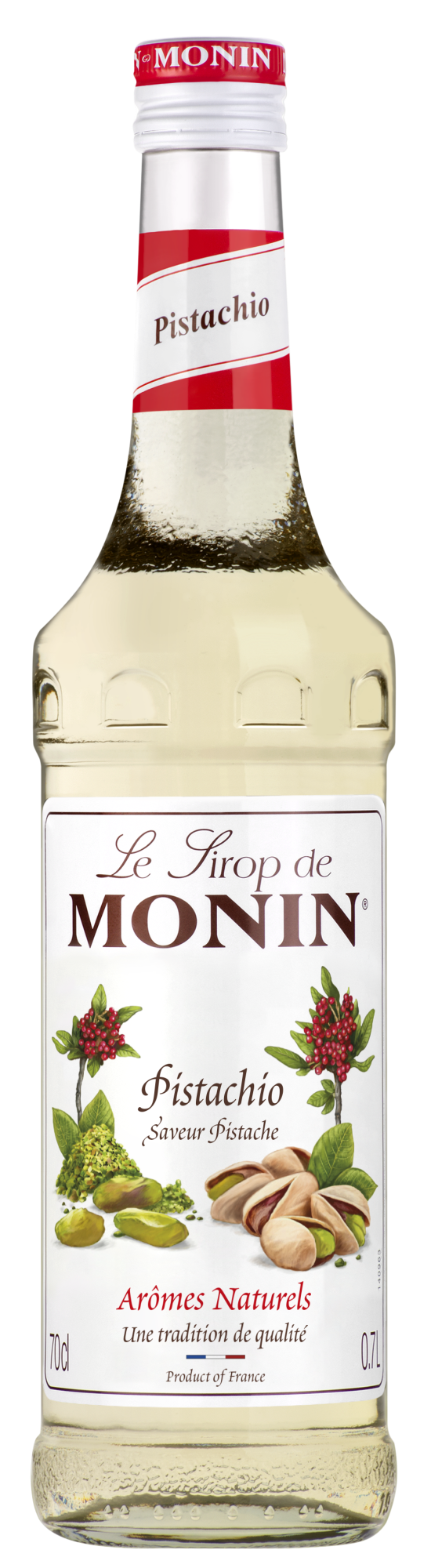 Buy MONIN Pistachio Syrup. It is perfect for use in coffees, iced coffees, frappes, cocktails and mocktails.